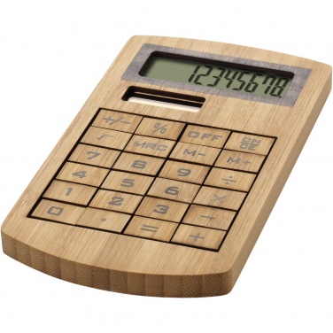 Logotrade business gift image of: Eugene calculator made of bamboo