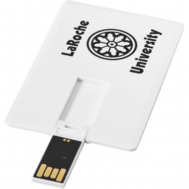 Logotrade promotional merchandise picture of: Slim card-shaped 4GB USB flash drive