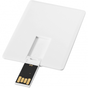 Logo trade corporate gifts picture of: Slim card-shaped 4GB USB flash drive