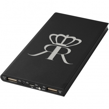 Logo trade promotional giveaways picture of: Plate 8000 mAh aluminium power bank
