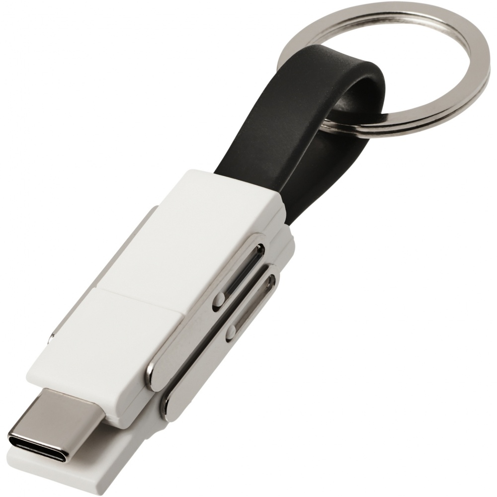 Logo trade promotional merchandise image of: One 4-in-1 cable