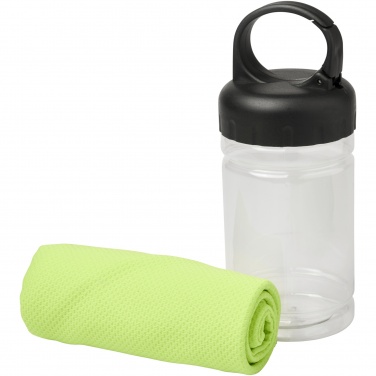 Logotrade corporate gift image of: Remy cooling towel in PET container
