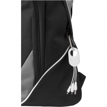 Logo trade corporate gifts image of: Troop 3-in-1 charging cable