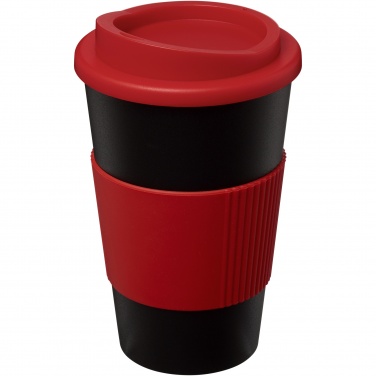Logo trade promotional giveaway photo of: Americano® 350 ml insulated tumbler with grip