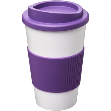 Logo trade promotional products image of: Americano® 350 ml insulated tumbler with grip