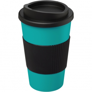 Logo trade promotional giveaway photo of: Americano® 350 ml insulated tumbler with grip