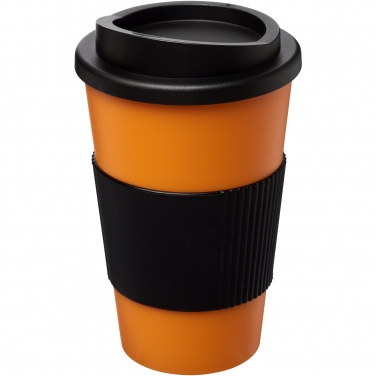 Logo trade promotional items picture of: Americano® 350 ml insulated tumbler with grip