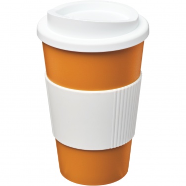 Logo trade advertising product photo of: Americano® 350 ml insulated tumbler with grip