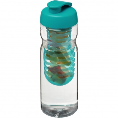 Logotrade business gift image of: H2O Active® Base 650 ml flip lid sport bottle & infuser
