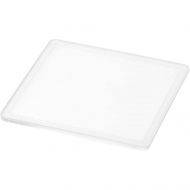 Logotrade business gift image of: Ellison square plastic coaster with paper insert