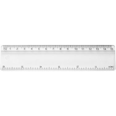 Logotrade promotional merchandise photo of: Renzo 15 cm plastic ruler