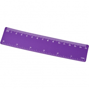Logo trade promotional products image of: Rothko 15 cm plastic ruler