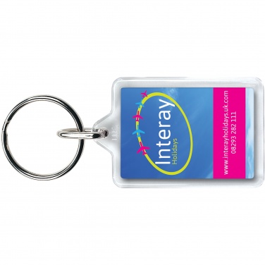 Logo trade promotional giveaways picture of: Midi Y1 compact keychain