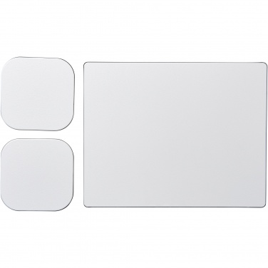 Logotrade business gift image of: Brite-Mat® mouse mat and coaster set combo 3
