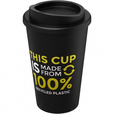 Logo trade corporate gifts image of: Americano® Recycled 350 ml insulated tumbler