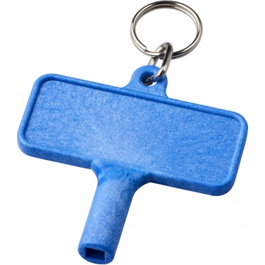 Logotrade promotional giveaway picture of: Largo plastic radiator key with keychain