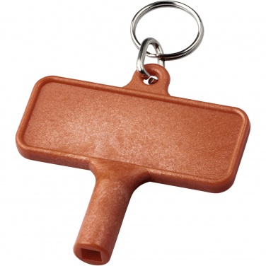 Logotrade advertising product image of: Largo plastic radiator key with keychain