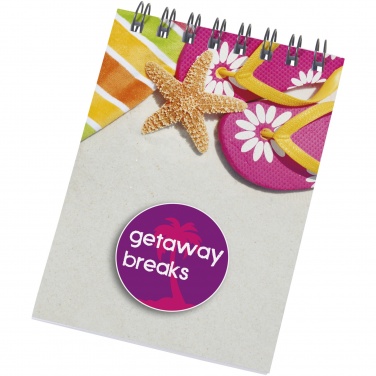 Logotrade promotional product picture of: Desk-Mate® spiral A7 notebook