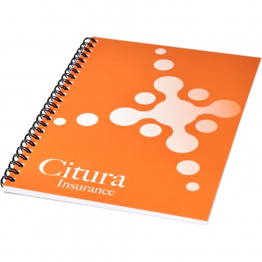 Logo trade promotional products image of: Desk-Mate® A5 notebook synthetic cover