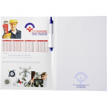 Logo trade advertising product photo of: Essential conference pack A4 notepad and pen