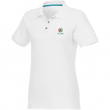 Logotrade promotional product picture of: Beryl short sleeve women's organic recycled polo