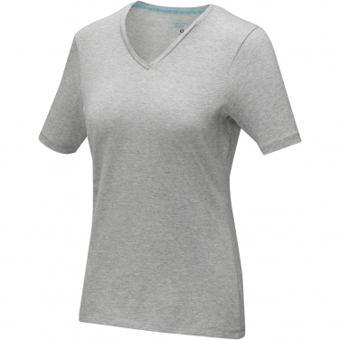 Logotrade business gifts photo of: Kawartha short sleeve women's organic V-neck t-shirt