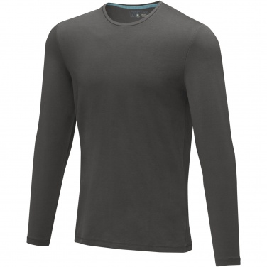 Logo trade corporate gift photo of: Ponoka long sleeve men's organic t-shirt