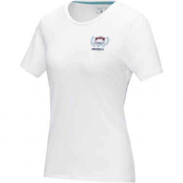Logo trade promotional giveaways picture of: Balfour short sleeve women's organic t-shirt