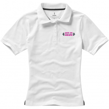 Logo trade promotional merchandise picture of: Calgary short sleeve women's polo