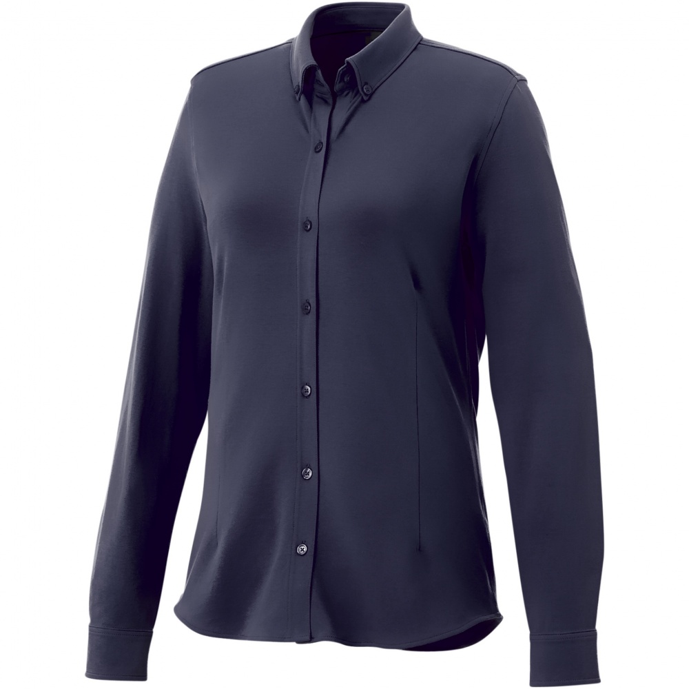 Logo trade promotional gift photo of: Bigelow long sleeve women's pique shirt