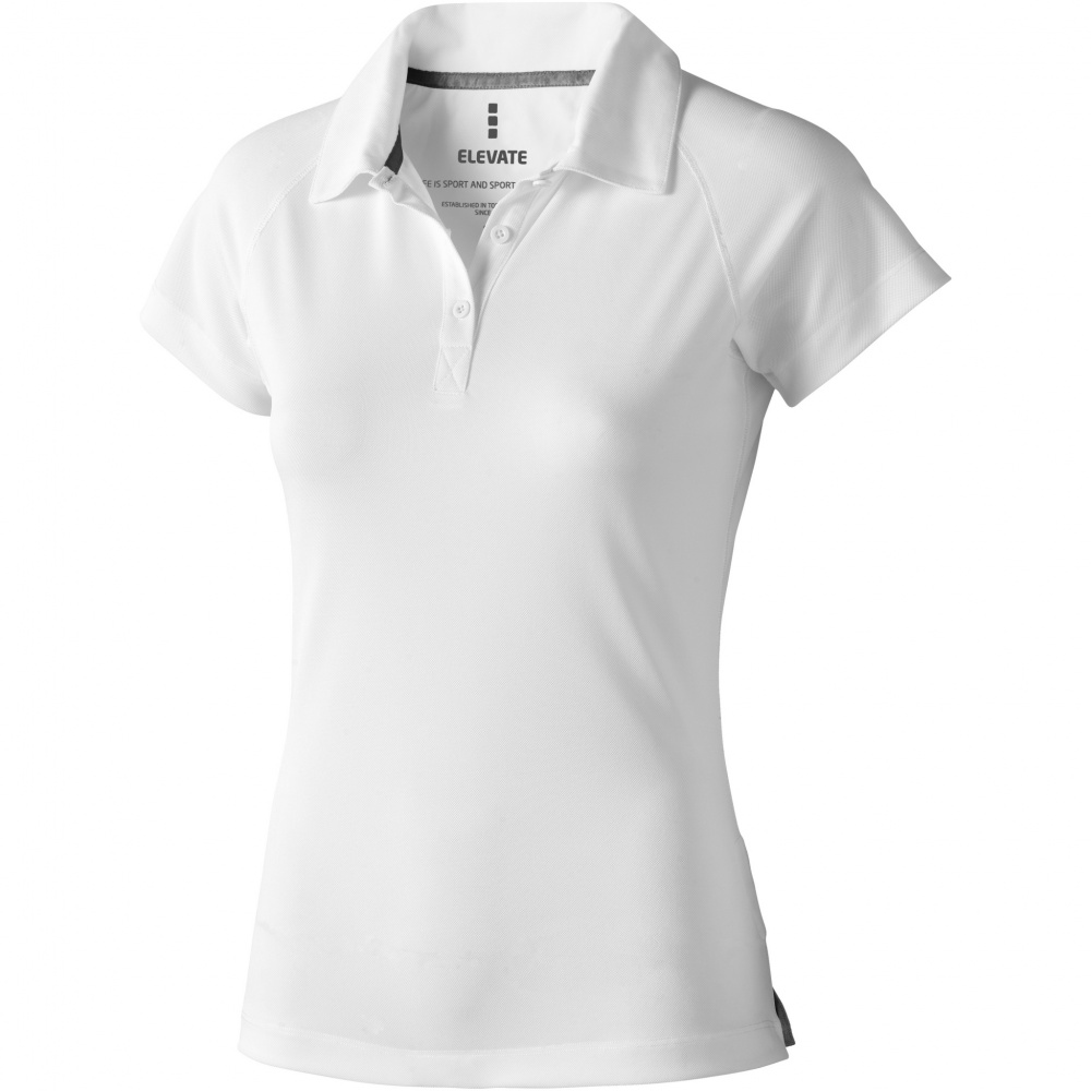 Logo trade corporate gifts picture of: Ottawa short sleeve women's cool fit polo