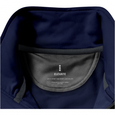 Logo trade promotional giveaways image of: Mani men's performance full zip fleece jacket