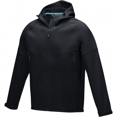 Logo trade promotional gifts image of: Coltan men’s GRS recycled softshell jacket