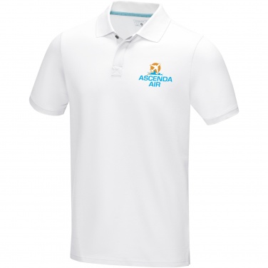Logotrade promotional item picture of: Graphite short sleeve men’s organic polo