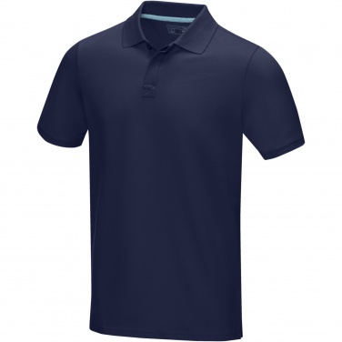 Logo trade promotional merchandise picture of: Graphite short sleeve men’s organic polo
