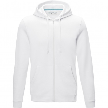 Logo trade promotional items image of: Ruby men’s organic recycled full zip hoodie