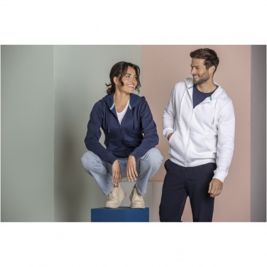 Logo trade promotional merchandise picture of: Ruby men’s organic recycled full zip hoodie