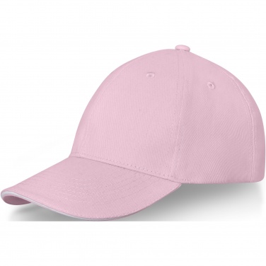 Logo trade corporate gifts image of: Darton 6 panel sandwich cap