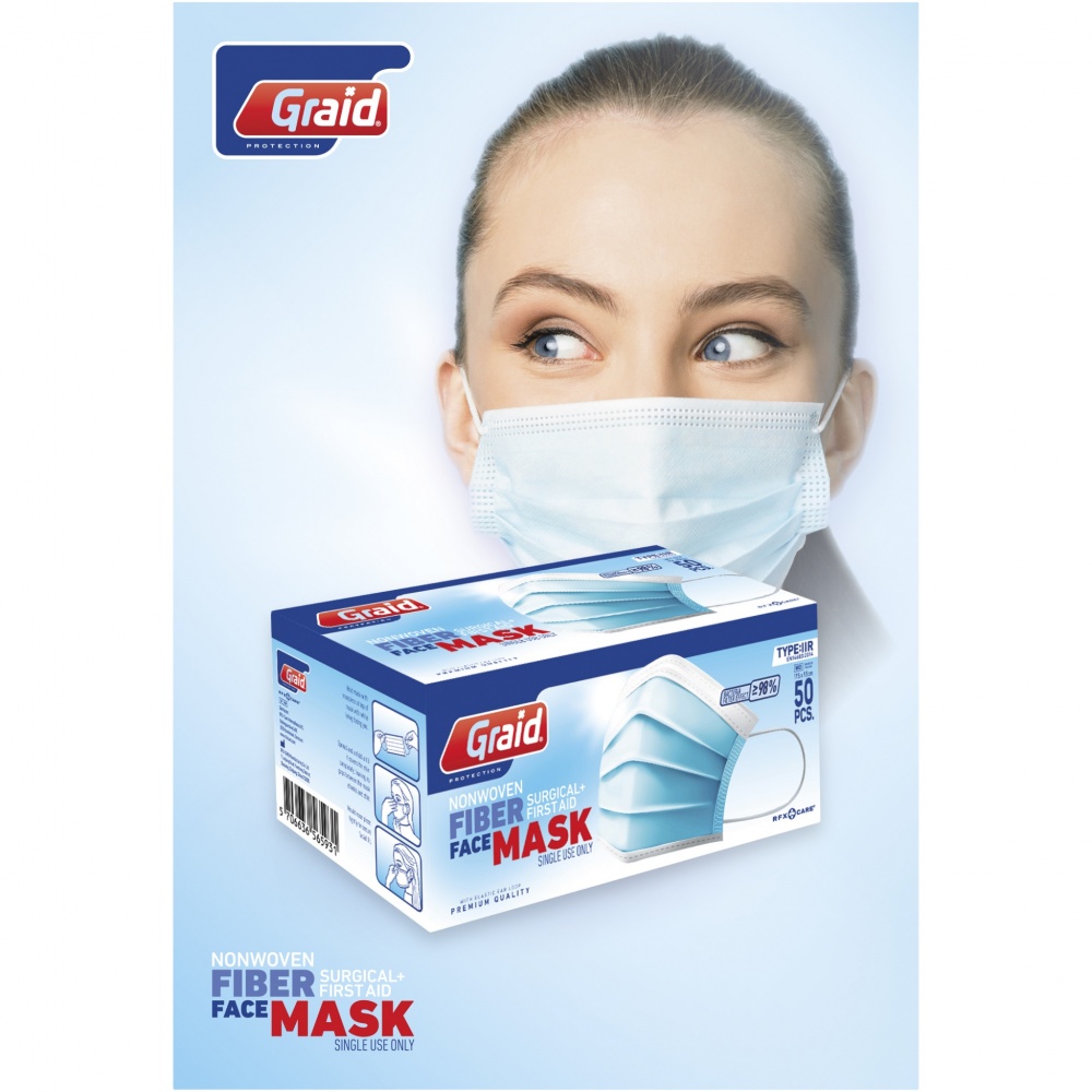 Logotrade promotional giveaway image of: Moore type IIR face mask