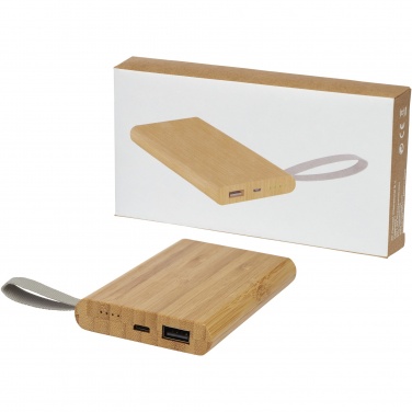 Logotrade corporate gifts photo of: Tulda 5000 mAh bamboo power bank