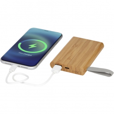 Logotrade promotional item picture of: Tulda 5000 mAh bamboo power bank