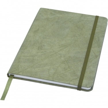 Logo trade promotional merchandise image of: Breccia A5 stone paper notebook