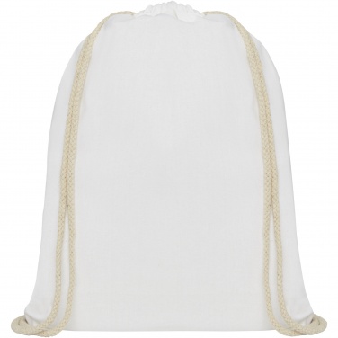 Logotrade promotional merchandise picture of: Oregon 140 g/m² cotton drawstring bag 5L