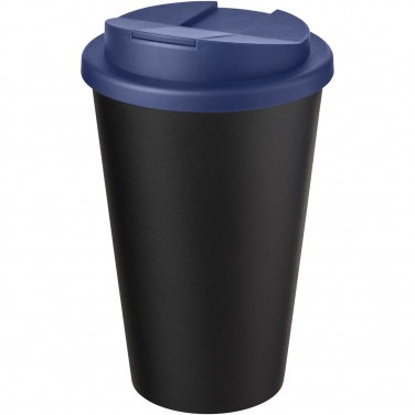 Logo trade business gift photo of: Americano® Eco 350 ml recycled tumbler with spill-proof lid