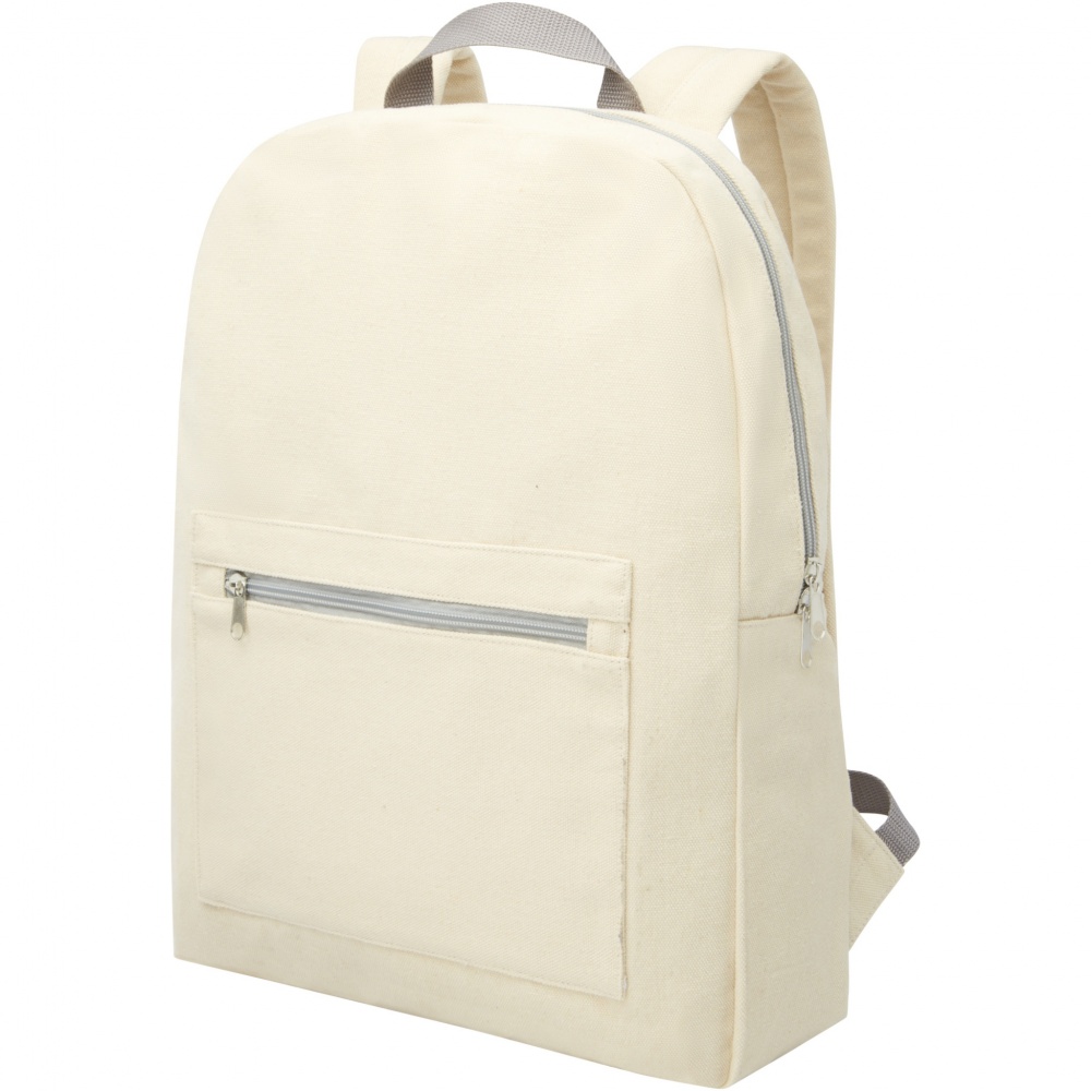 Logotrade corporate gift picture of: Pheebs 450 g/m² recycled cotton and polyester backpack 10L