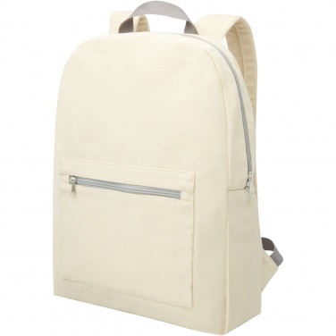 Logo trade promotional products picture of: Pheebs 450 g/m² recycled cotton and polyester backpack 10L