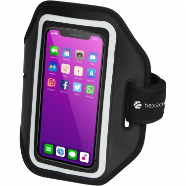 Logotrade promotional item picture of: Haile reflective smartphone bracelet with transparent cover