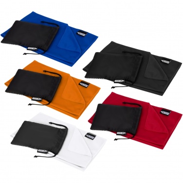 Logo trade promotional merchandise image of: Raquel cooling towel made from recycled PET 80x30 cm