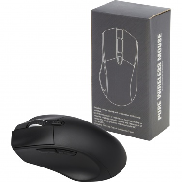 Logo trade promotional giveaways image of: Pure wireless mouse with antibacterial additive