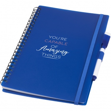 Logo trade advertising product photo of: Pebbles reference reusable notebook